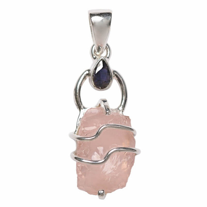 Designový přívěsek růženín stříbro Ag 925 P310 - 2