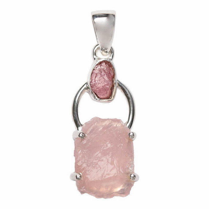 Designový přívěsek růženín stříbro Ag 925 P343 - 2