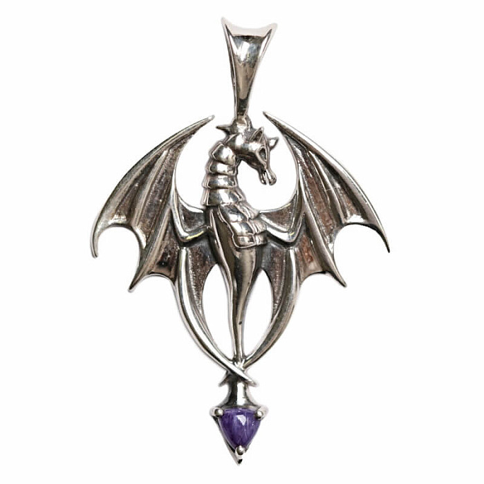 Designový přívěsek s čaroitem stříbro Ag 925 P102 - 2