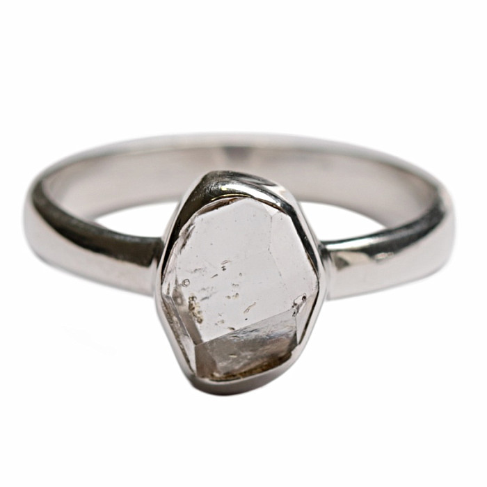 Herkimer diamant prsten stříbro Ag 925 R11 - 59 mm (US 9)