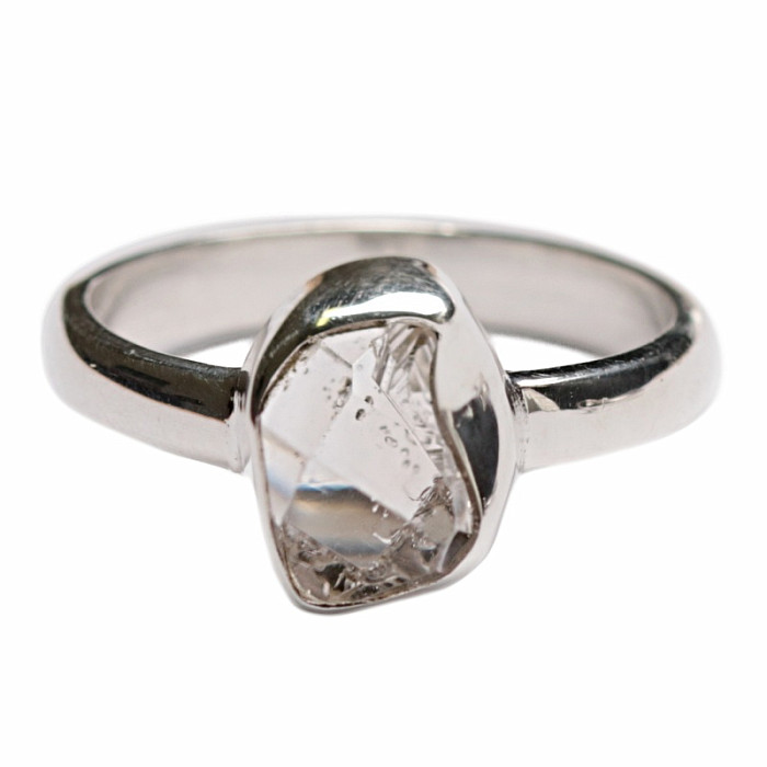 Herkimer diamant prsten stříbro Ag 925 R3 - 54 mm (US 7)