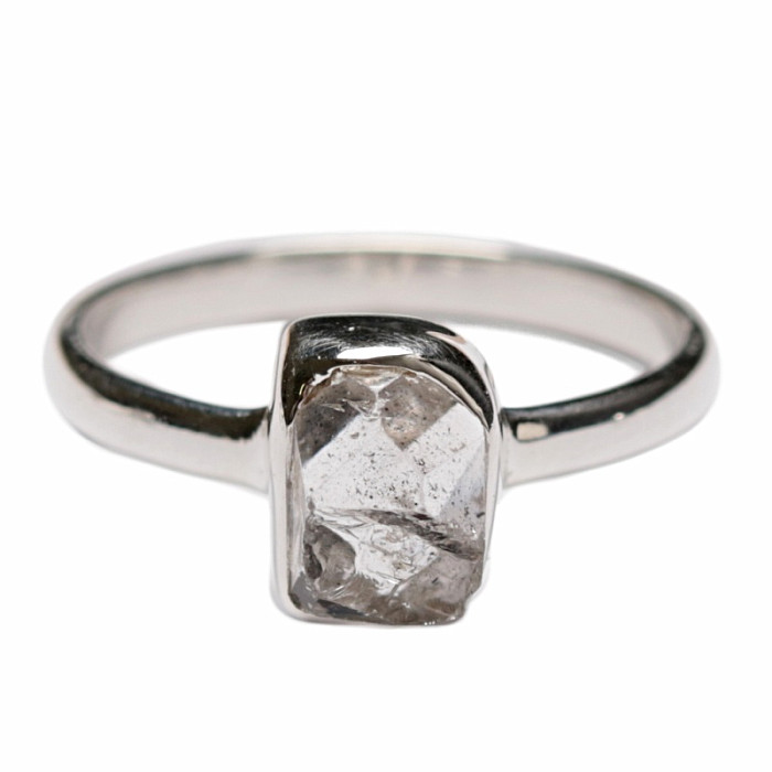 Herkimer diamant prsten stříbro Ag 925 R4045 - 56 mm (US 8)