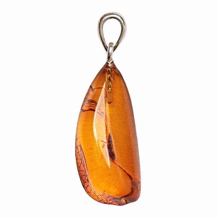 Jantar přívěsek stříbro Ag 925 č. 18 - 2