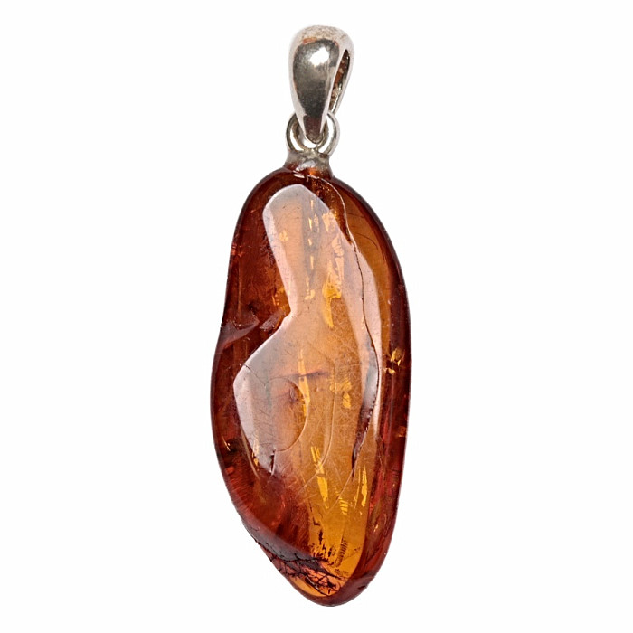 Jantar přívěsek stříbro Ag 925 č. 28 - 2