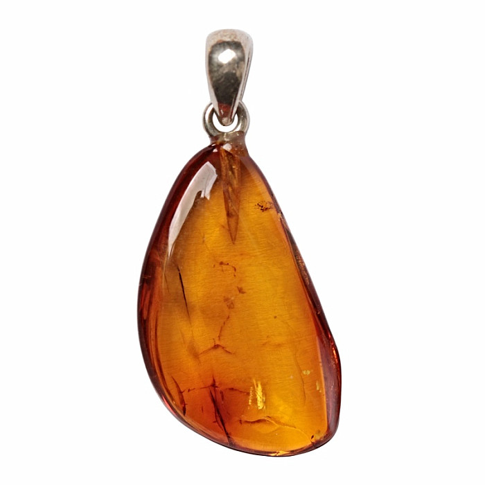 Jantar přívěsek stříbro Ag 925 č. 30 - 2