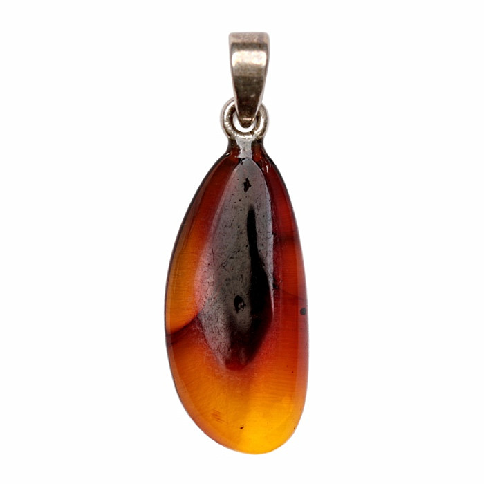 Jantar přívěsek stříbro Ag 925 č. 31 - 2