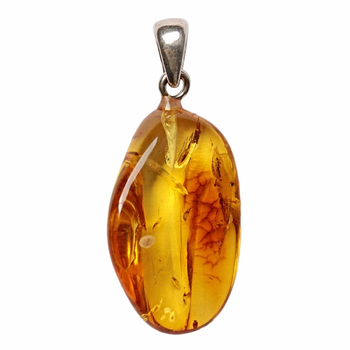 Jantar přívěsek stříbro Ag 925 č. 33 - 2