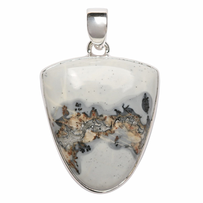 Jaspis indonéský Malingano přívěsek stříbro Ag 925 P151 - 2