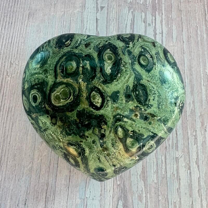 Jaspis kambaba leštěný Madagaskar Srdce M6-35 - cca 7