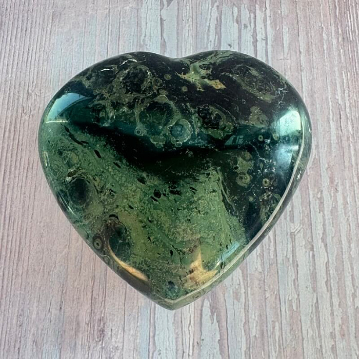 Jaspis kambaba leštěný Madagaskar Srdce M6-41 - cca 8