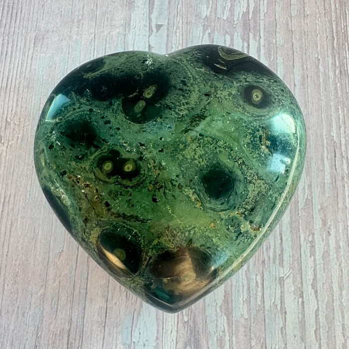 Jaspis kambaba leštěný Madagaskar Srdce M6-43 - cca 7