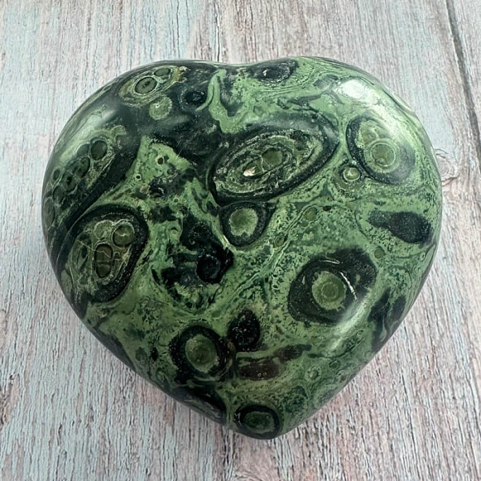 Jaspis kambaba leštěný Madagaskar Srdce M9-7 - cca 9