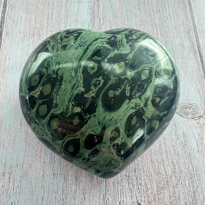 Jaspis kambaba leštěný Madagaskar Srdce M9-8 - cca 9