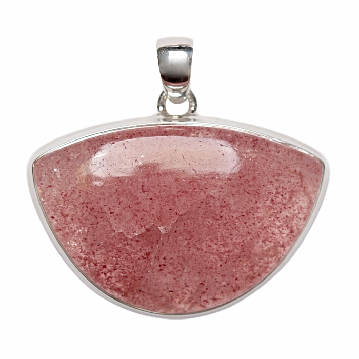 Křišťál jahodový přívěsek stříbro Ag 925 P165 - 2