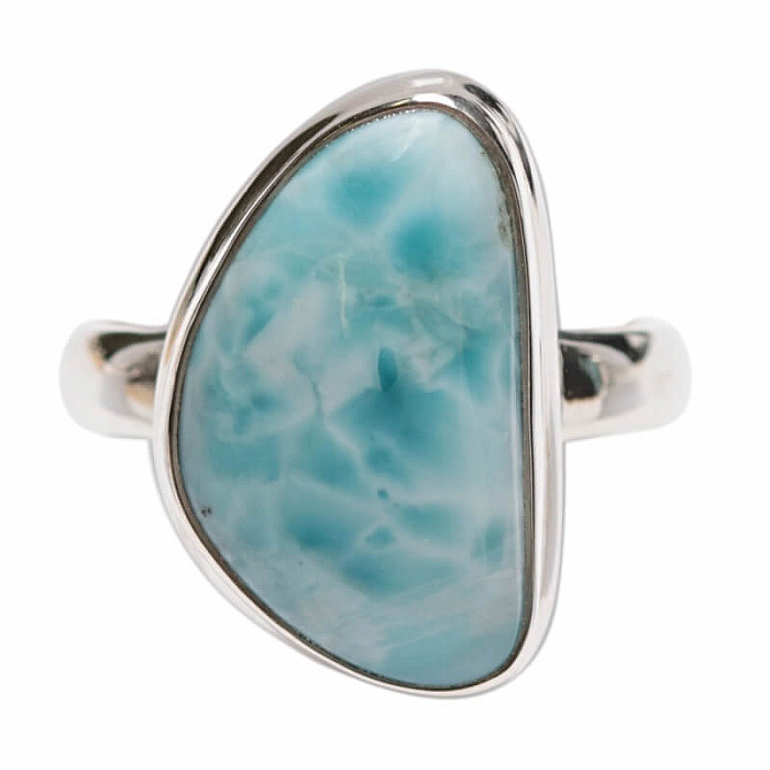 Larimar prsten stříbro Ag 925 LOT440 - 62 mm (US 10)