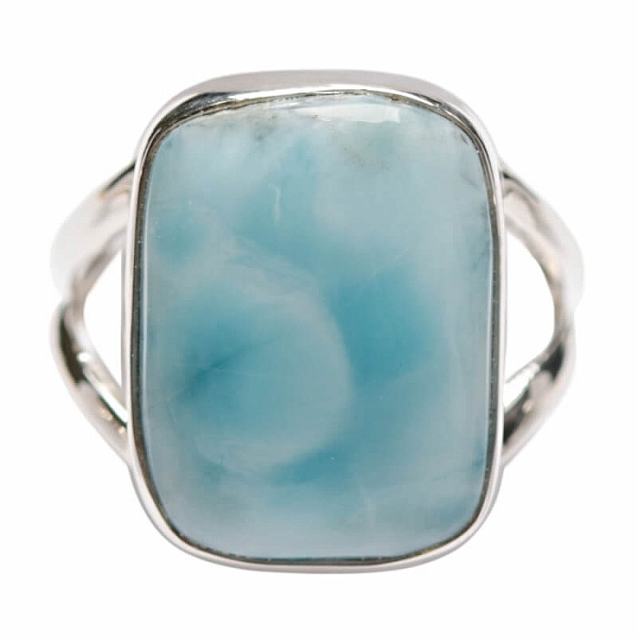Larimar prsten stříbro Ag 925 LOT444 - 57 mm (US 8)