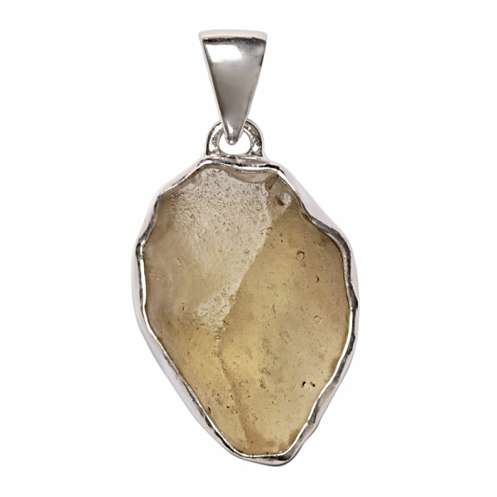Libyjské pouštní sklo přívěsek stříbro Ag 925 B406 - 2