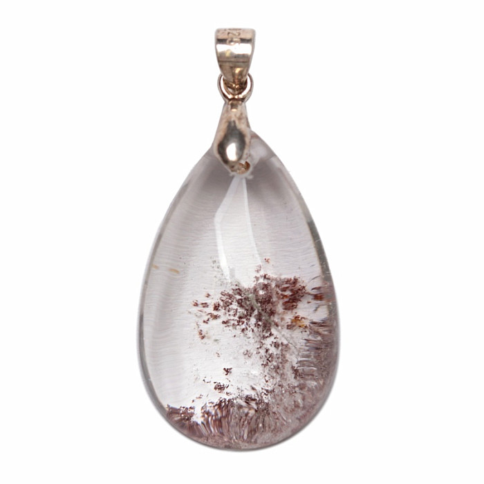 Lodolit - křišťál s inkluzemi přívěsek stříbro Ag 925 č. 3 - 2