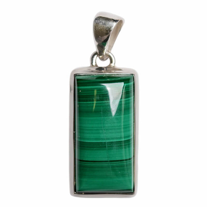 Malachit přívěsek stříbro Ag 925 P3418 - 2