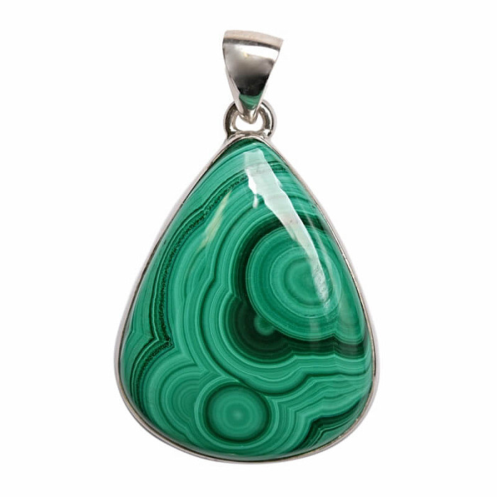 Malachit přívěsek stříbro Ag 925 P52 - 3