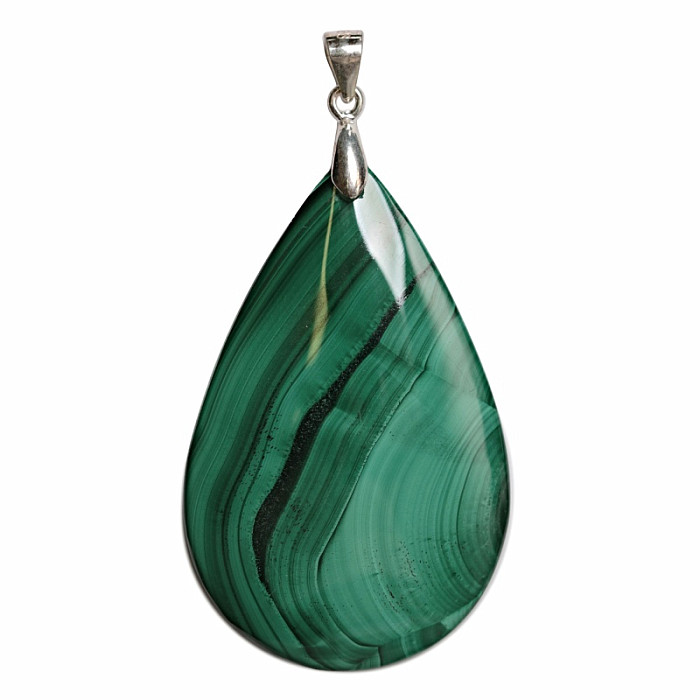 Malachit přívěsek stříbro Ag 925 č. 2 - 4