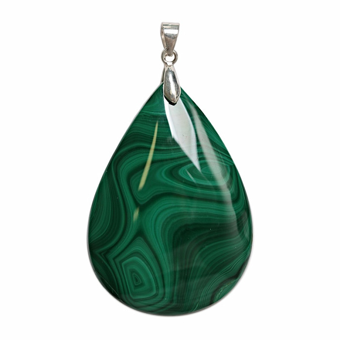 Malachit přívěsek stříbro Ag 925 č. 6 - 4