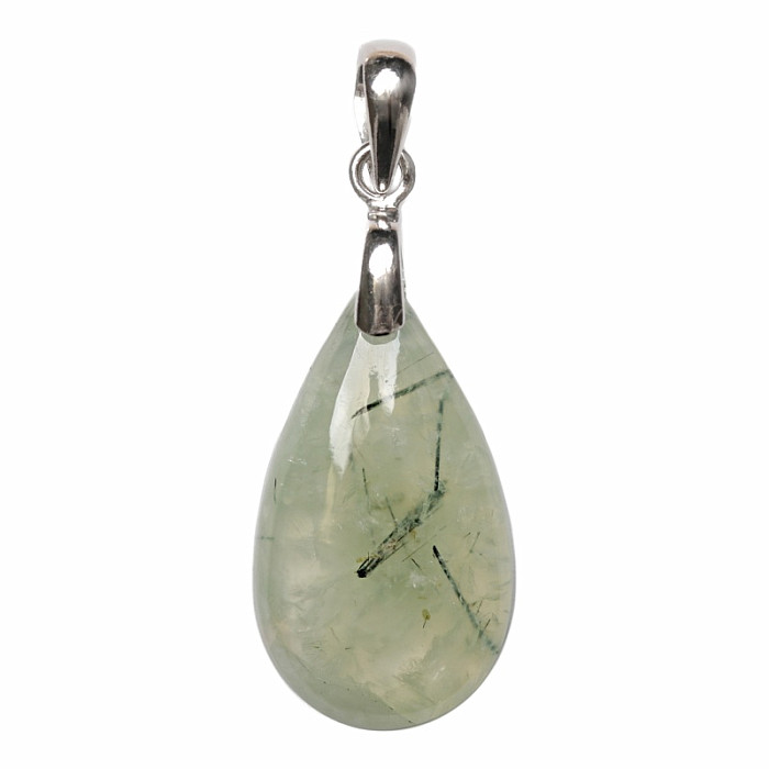 Prehnit přívěsek stříbro Ag 925 č. 7 - 3 cm
