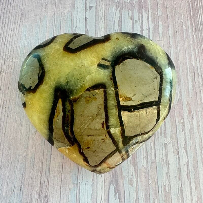 Septárie leštěná Madagaskar Srdce P6-22 - cca 8 x 7