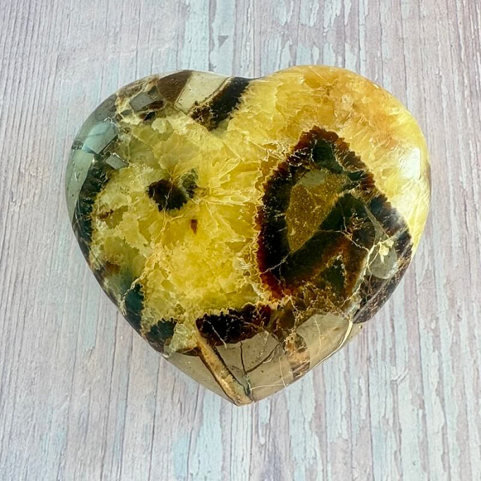 Septárie leštěná Madagaskar Srdce P6-24 - cca 8