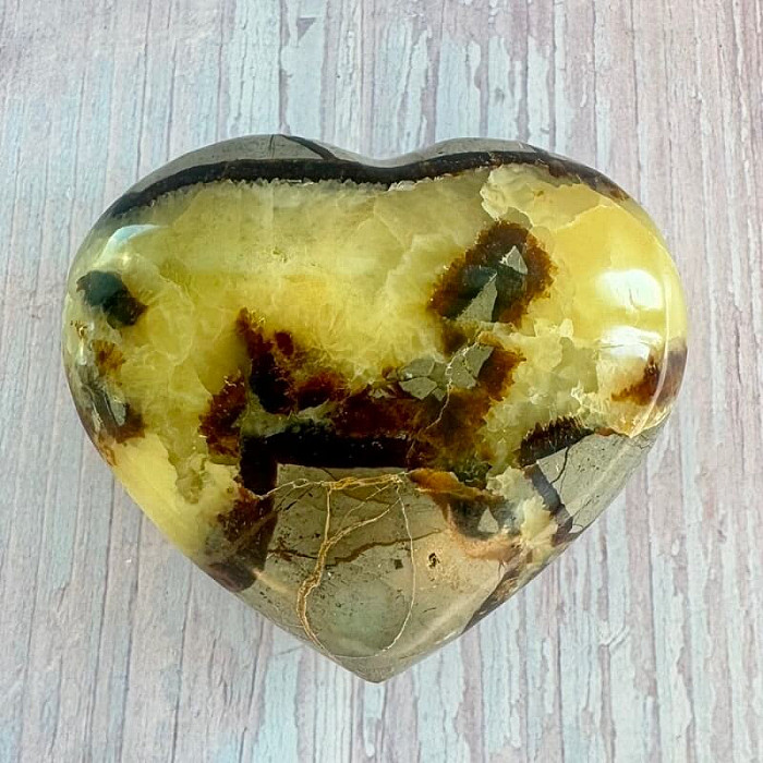 Septárie leštěná Madagaskar Srdce P6-25 - cca 7