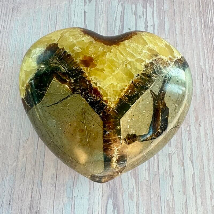 Septárie leštěná Madagaskar Srdce P6-29 - cca 7