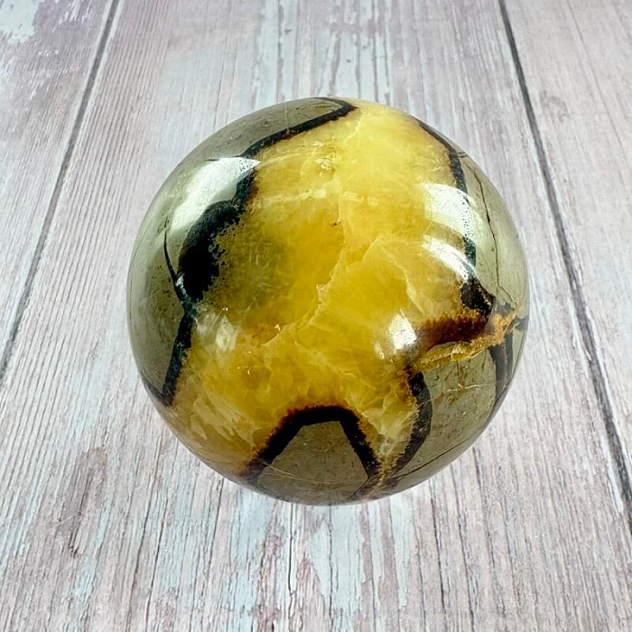 Septárie leštěná koule Madagaskar 32 - cca ø 7