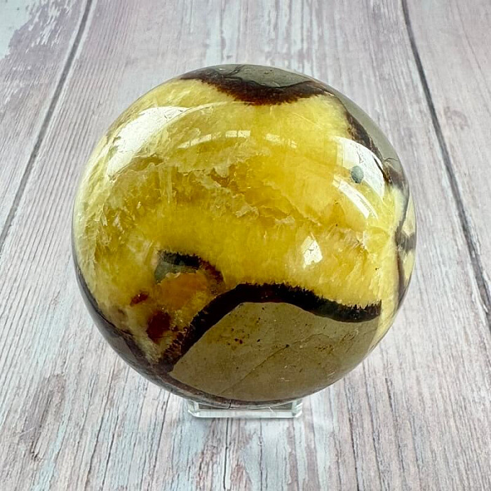 Septárie leštěná koule Madagaskar 33 - cca ø 7