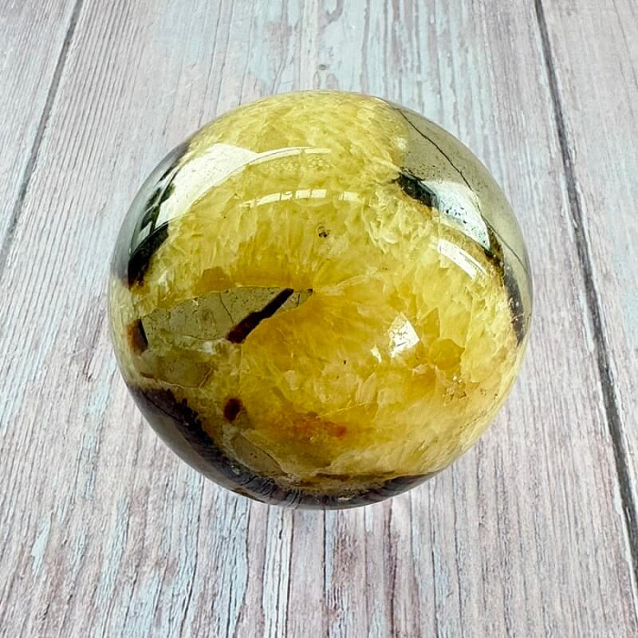 Septárie leštěná koule Madagaskar 34 - cca ø 7