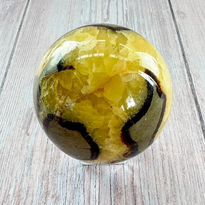 Septárie leštěná koule Madagaskar 35 - cca ø 7