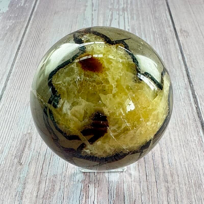 Septárie leštěná koule Madagaskar 39 - cca ø 7