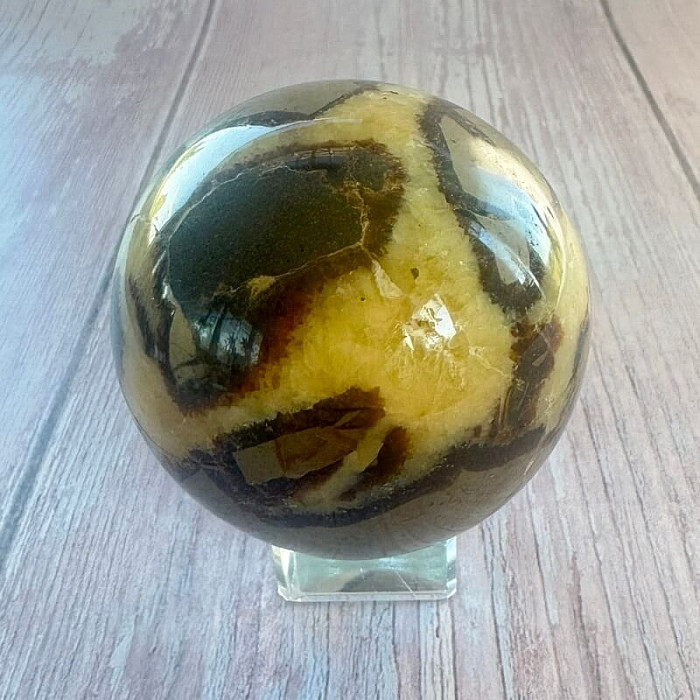 Septárie leštěná koule Madagaskar 41 - cca ø 6