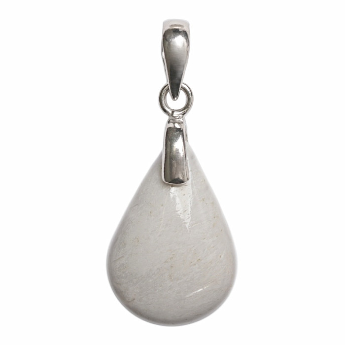 Skolecit bílý přívěsek stříbro Ag 925 č. 2 - 2