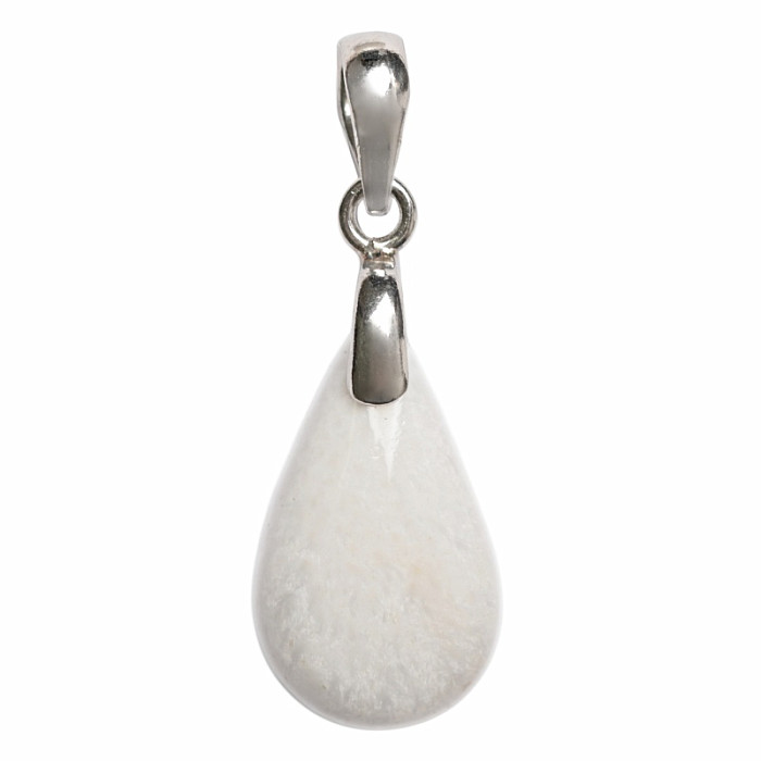 Skolecit bílý přívěsek stříbro Ag 925 č. 6 - 2