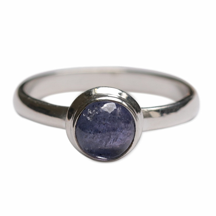 Tanzanit prsten stříbro Ag 925 R889 - 59 mm (US 9)