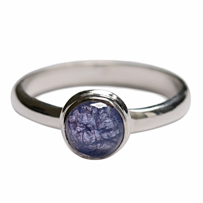 Tanzanit prsten stříbro Ag 925 R898 - 57 mm (US 8)