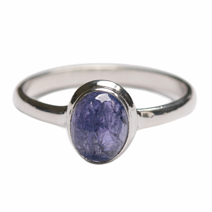 Tanzanit prsten stříbro Ag 925 R924 - 61 mm (US 9