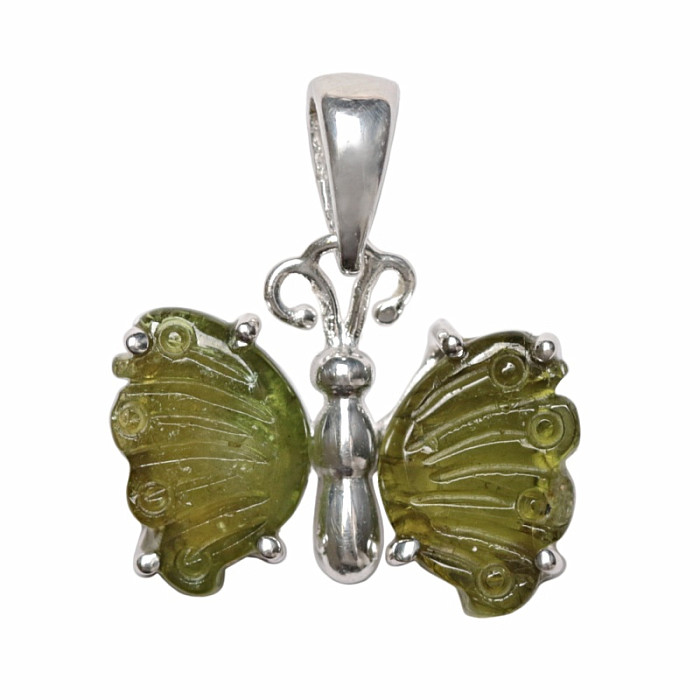 Turmalín motýl přívěsek stříbro Ag 925 P304 - 1