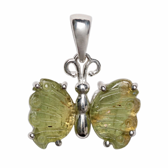 Turmalín motýl přívěsek stříbro Ag 925 P306 - 1