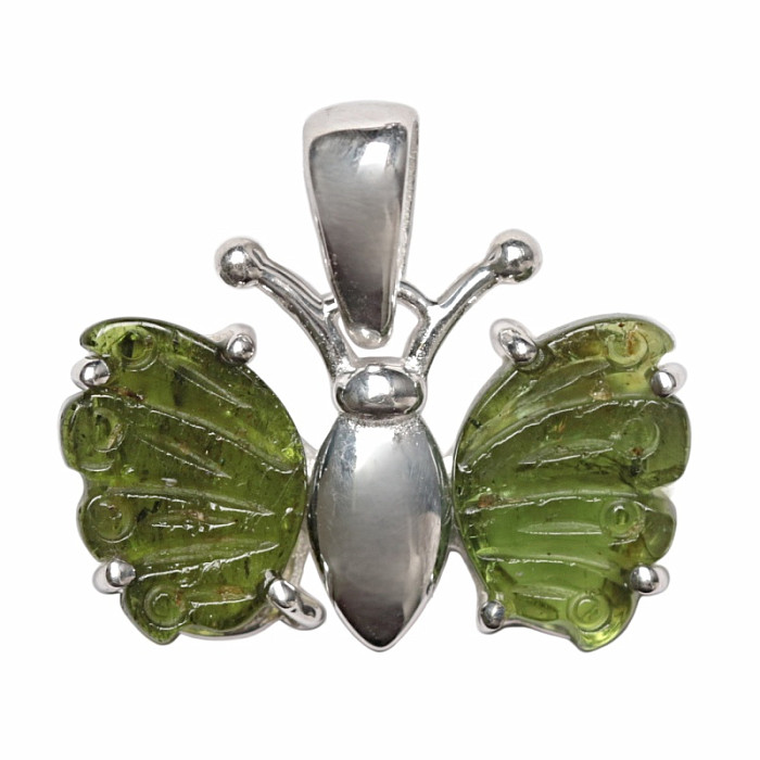 Turmalín motýl přívěsek stříbro Ag 925 P311 - 1 cm