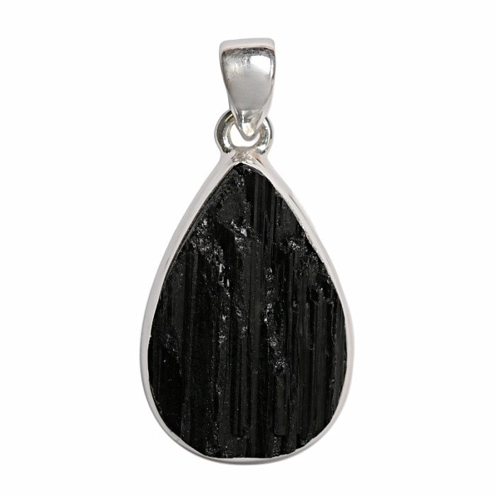 Turmalín skoryl přívěsek stříbro Ag 925 P2038 - 2