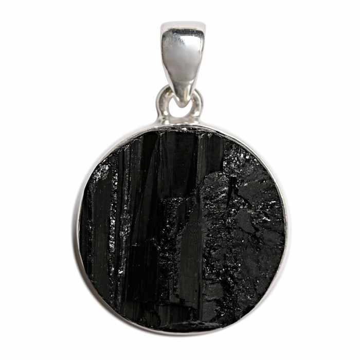 Turmalín skoryl přívěsek stříbro Ag 925 P2054 - 2