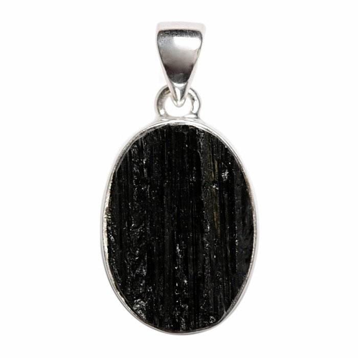 Turmalín skoryl přívěsek stříbro Ag 925 P2137 - 2