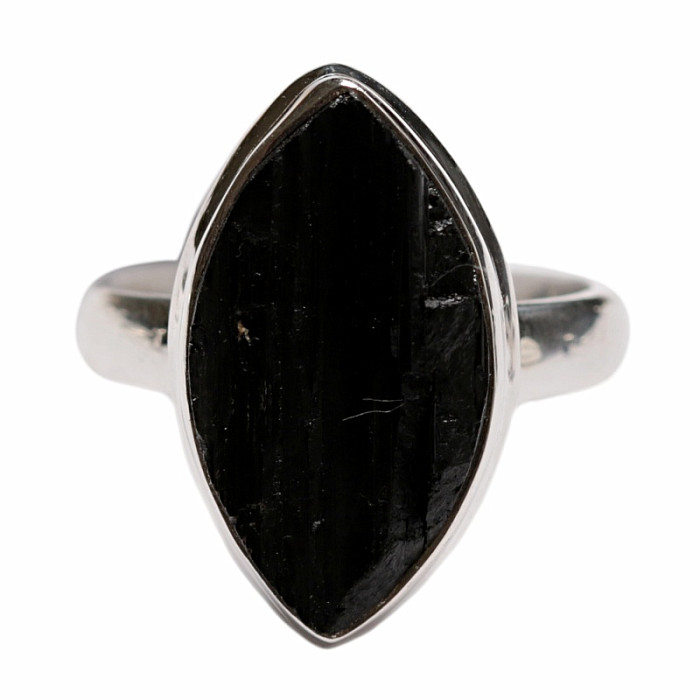 Turmalín skoryl prsten stříbro Ag 925 R1542 - 57 mm (US 8)