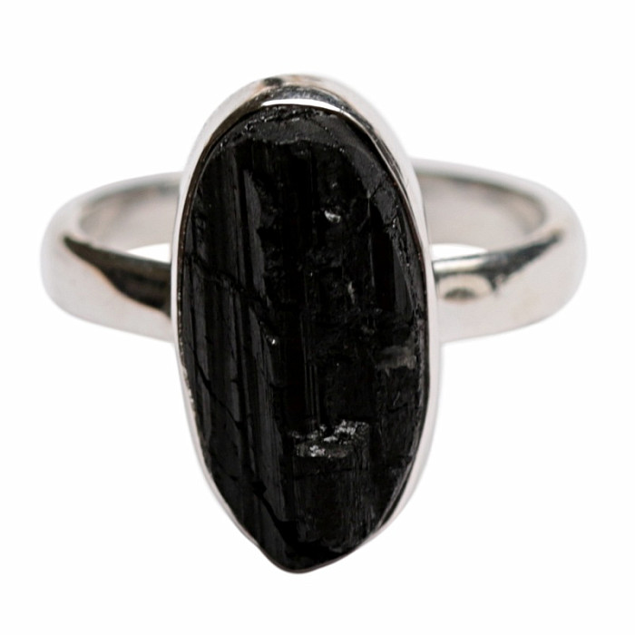 Turmalín skoryl prsten stříbro Ag 925 R18 - 51 mm (US 6